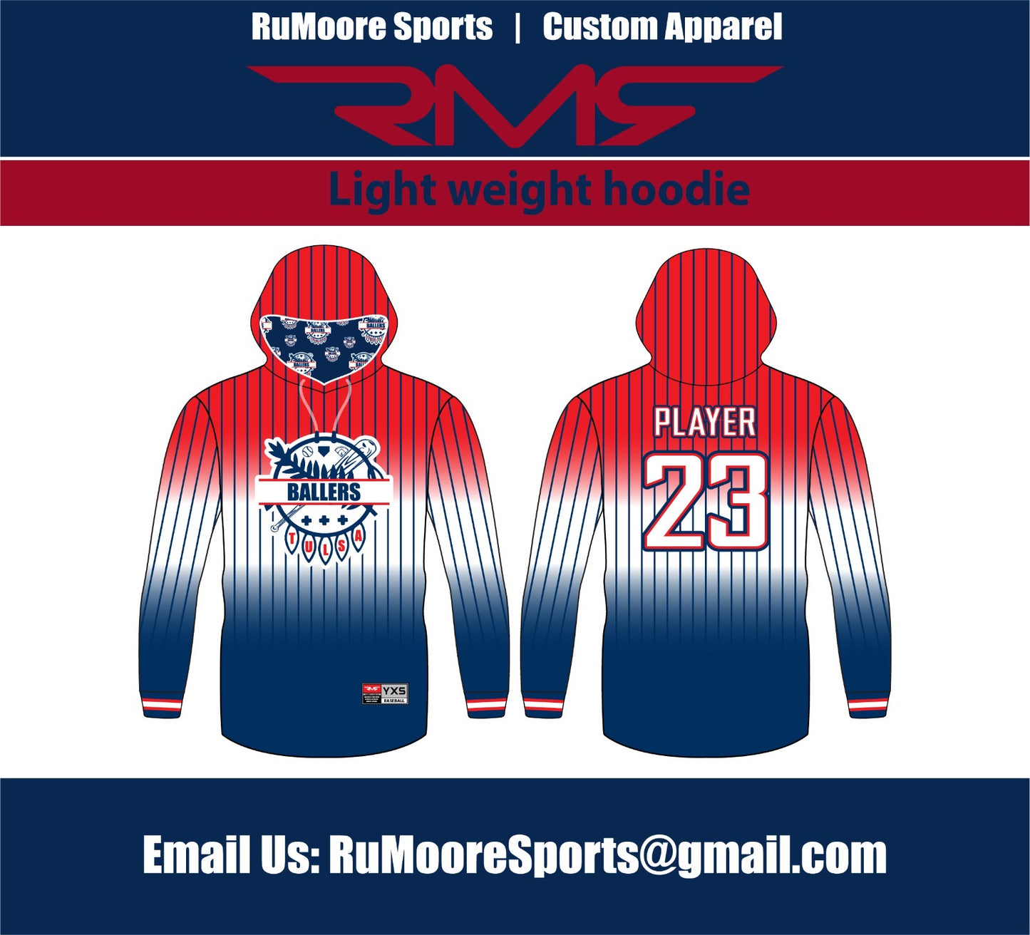Lightweight Ombre Hoodie