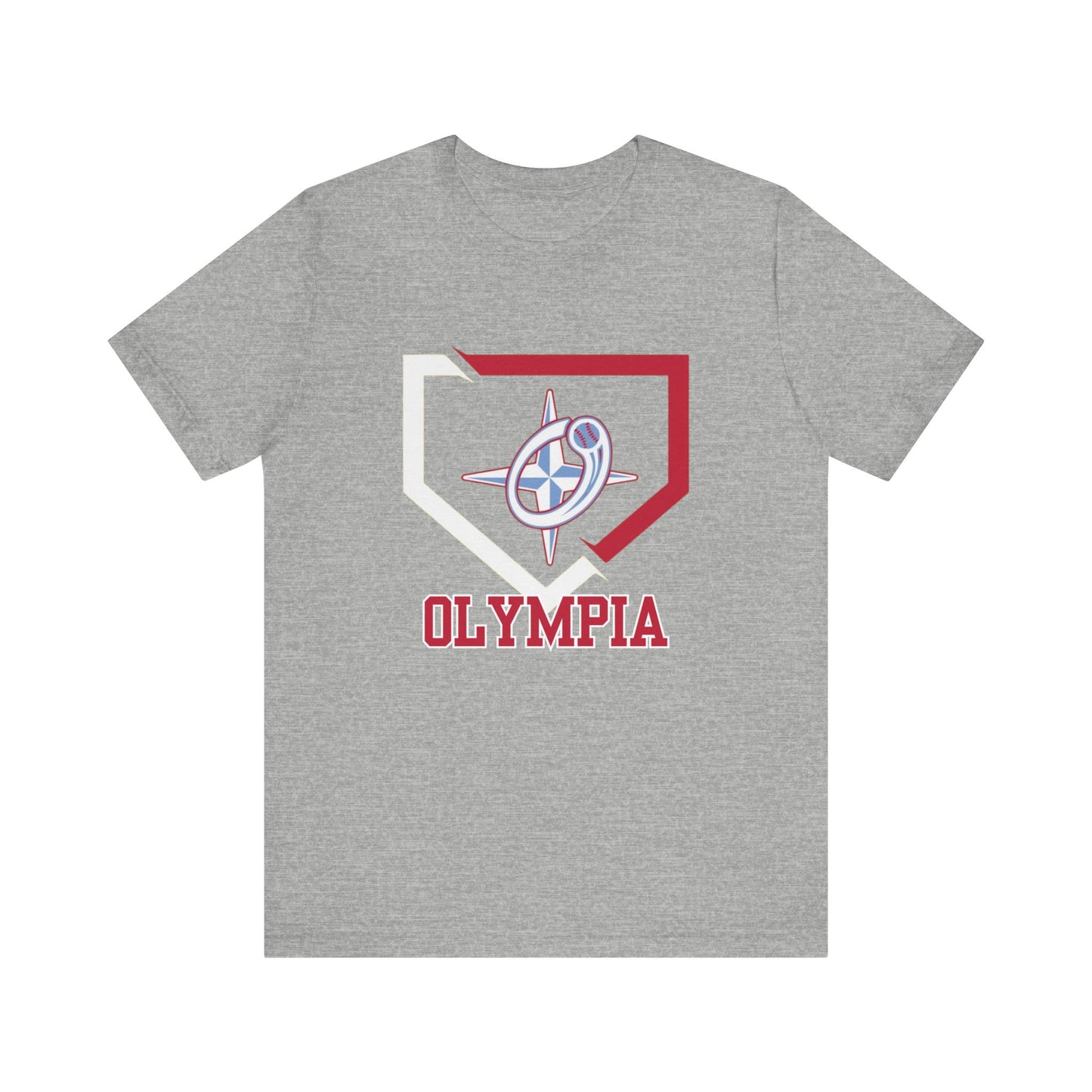 Olympia w/ Logo and Plate Short or Long Sleeve Tee