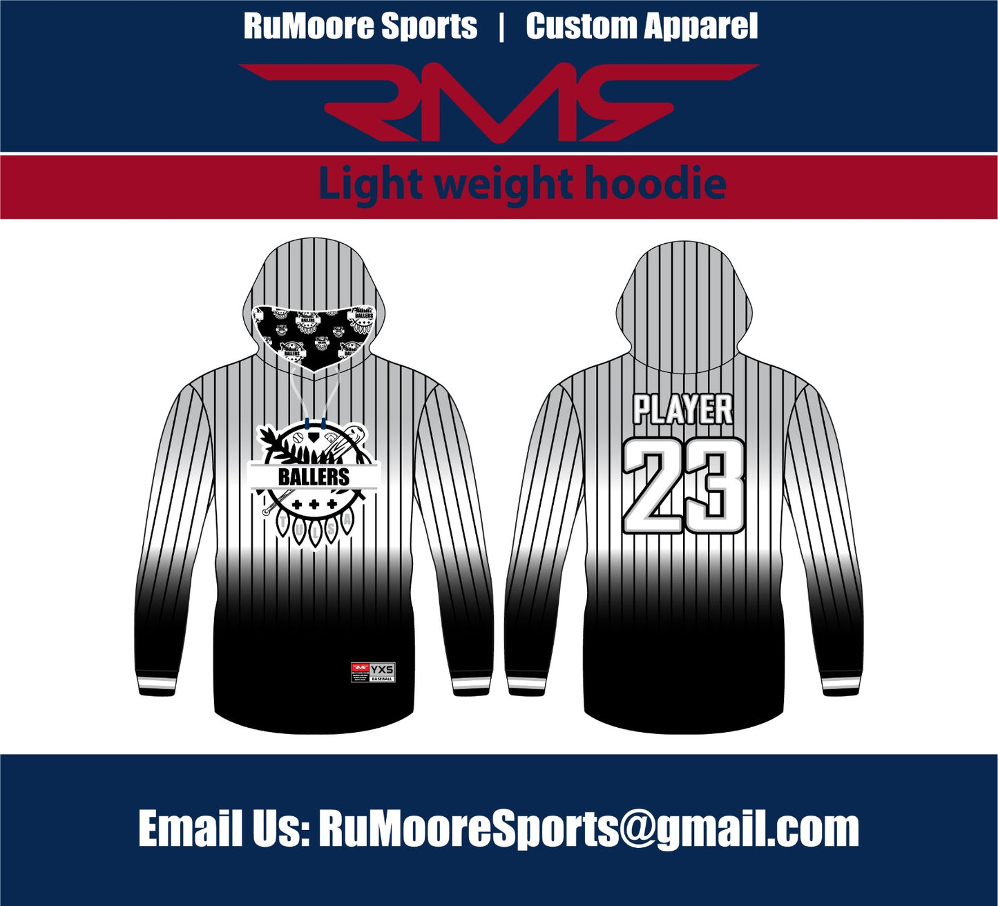 Lightweight Ombre Hoodie