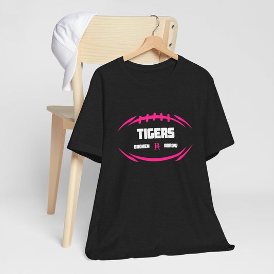 Breast Cancer Awareness Tiger Football Tee