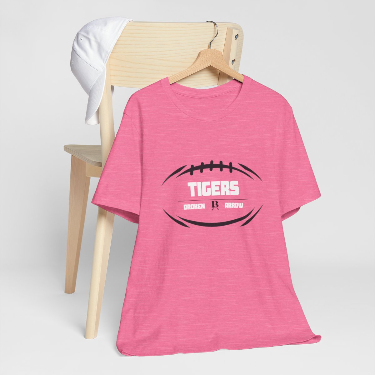 Breast Cancer Awareness Tiger Football Tee