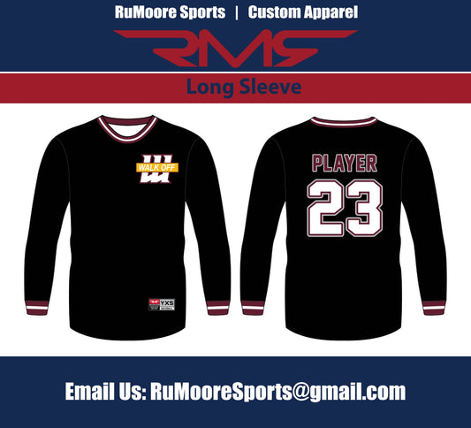 Long Sleeve Walkoff Small Logo Jersey