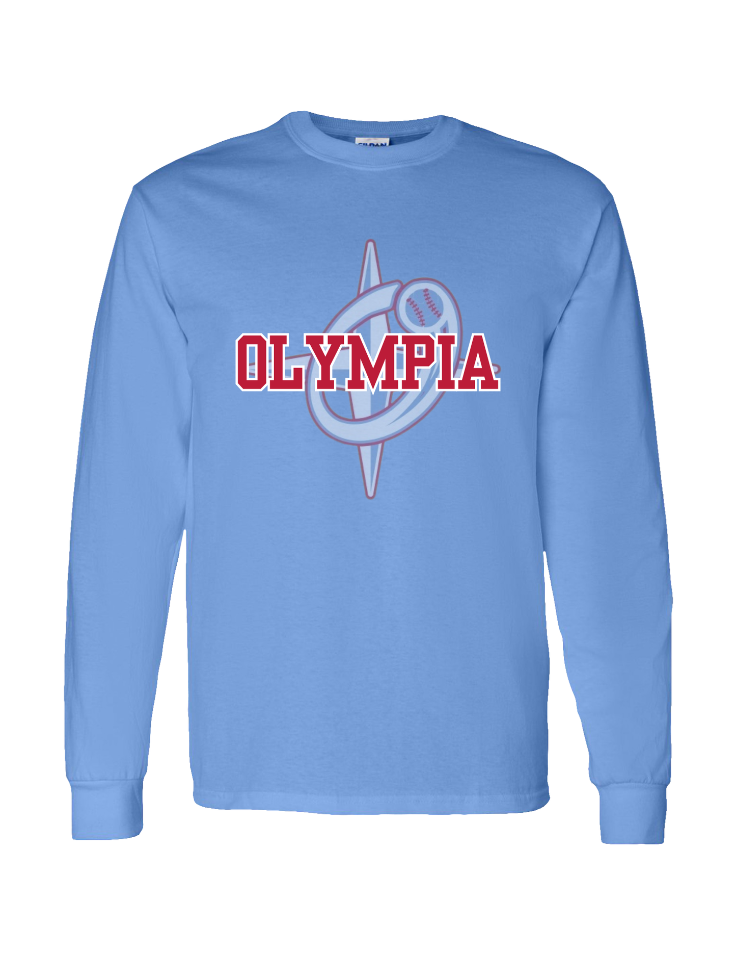 Olympia Overlay Logo Short or Long Sleeve Tee