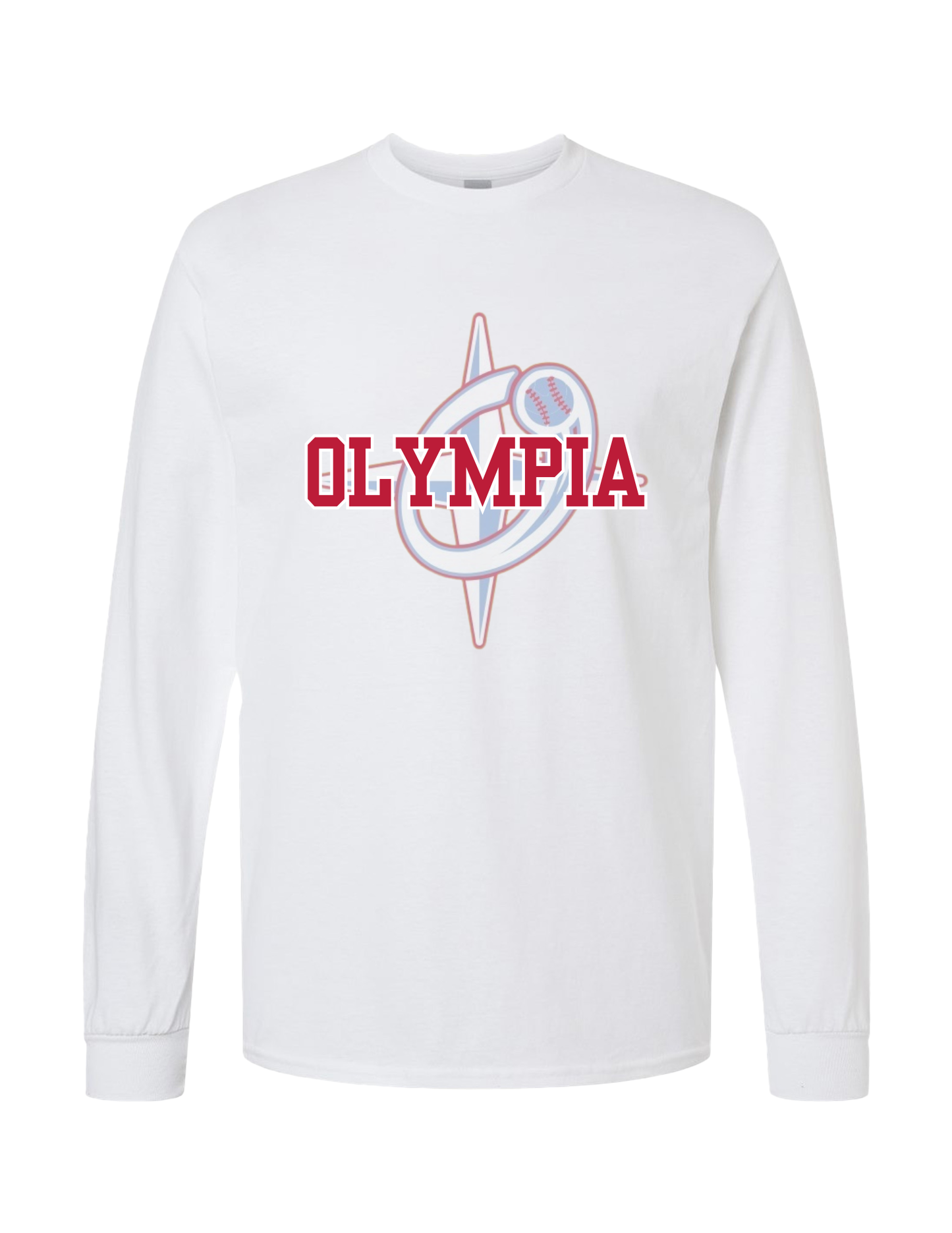 Olympia Overlay Logo Short or Long Sleeve Tee