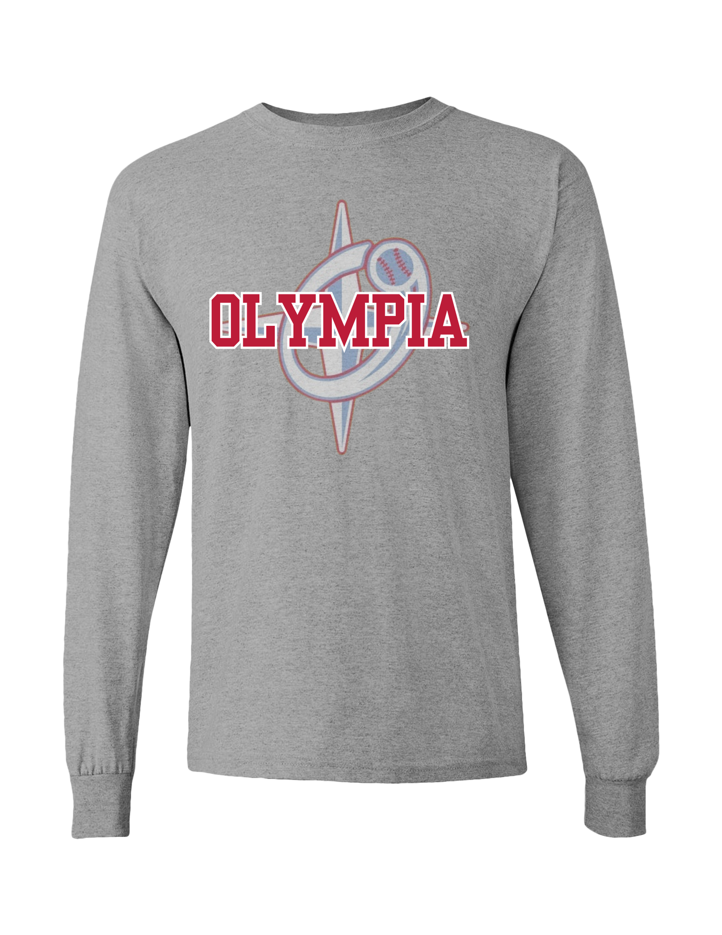 Olympia Overlay Logo Short or Long Sleeve Tee