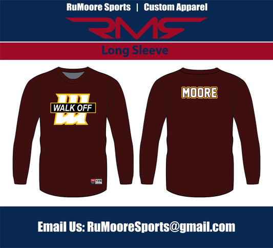 Long Sleeve Walkoff Logo Jersey