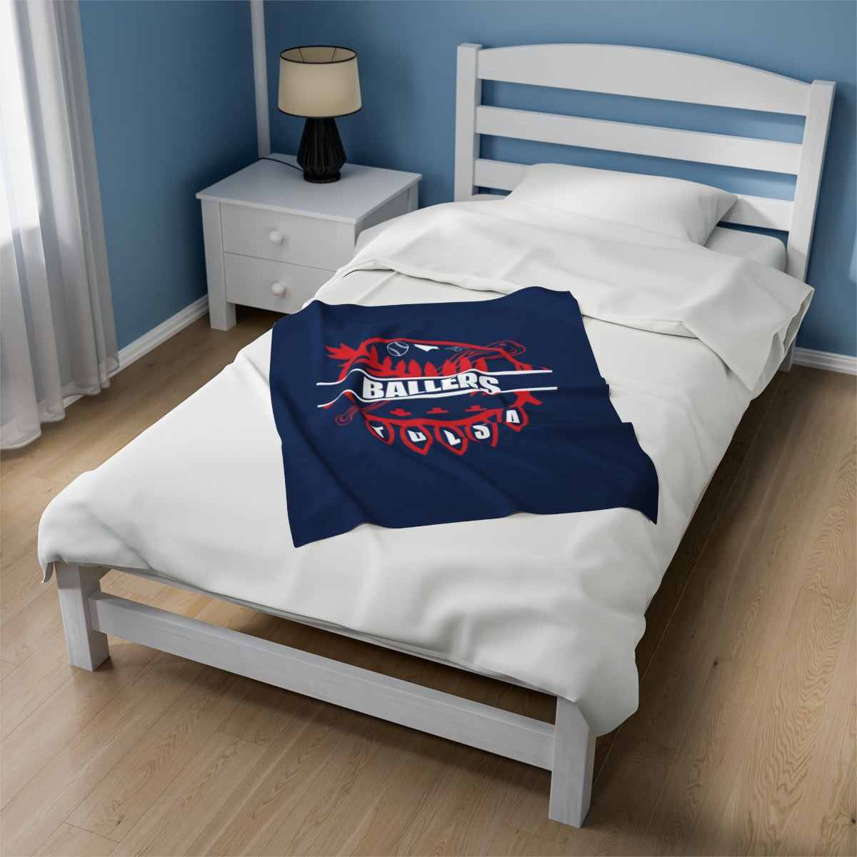 Ballers Logo Velveteen Plush Blanket