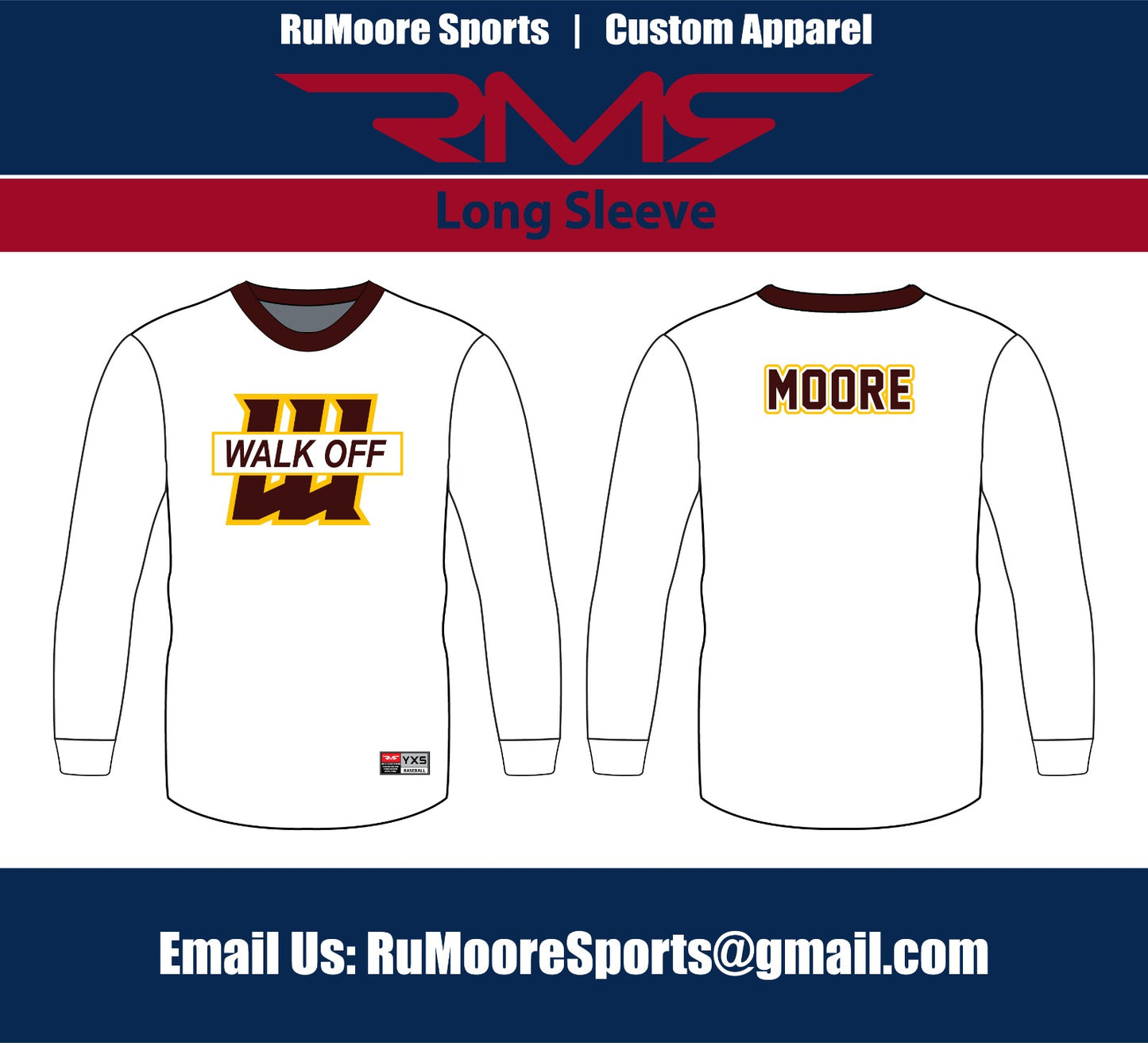 Long Sleeve Walkoff Logo Jersey