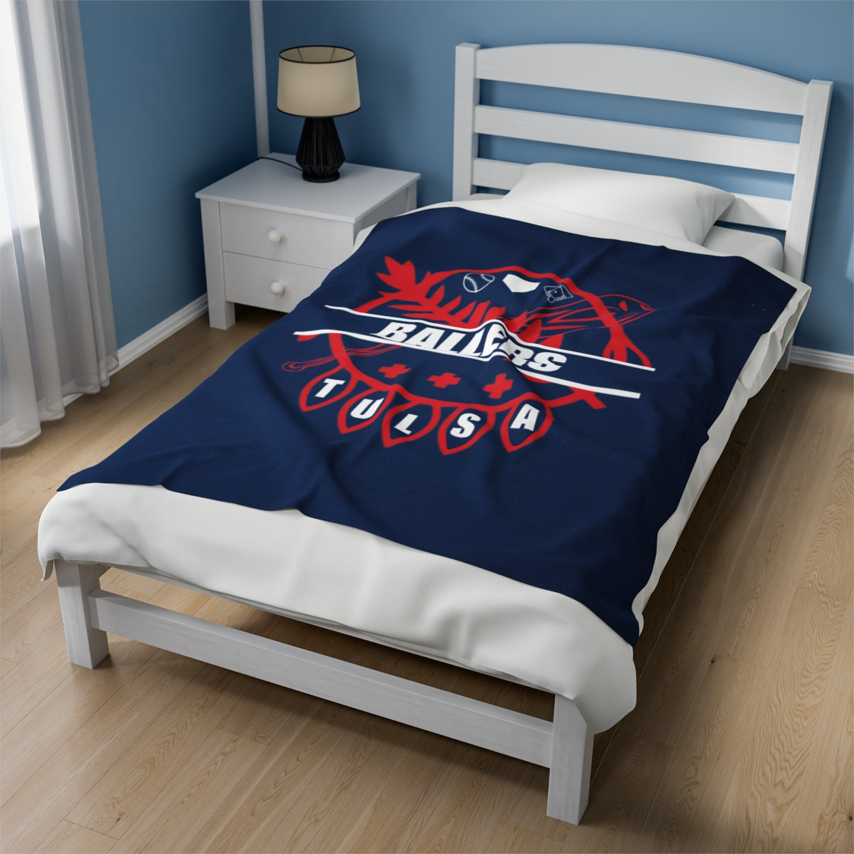 Ballers Logo Velveteen Plush Blanket