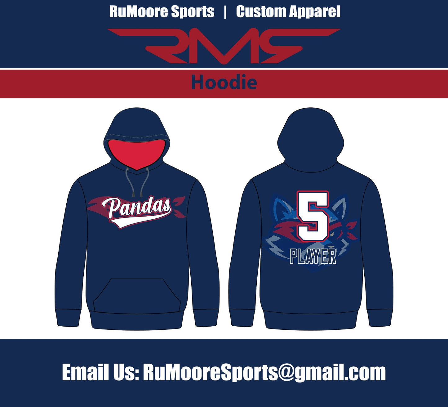 Pandas Poly-Fleece Hoodie
