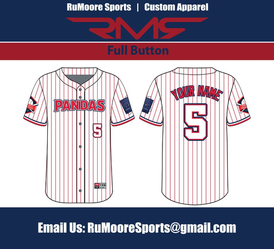 12U Player Pinstripe Jersey