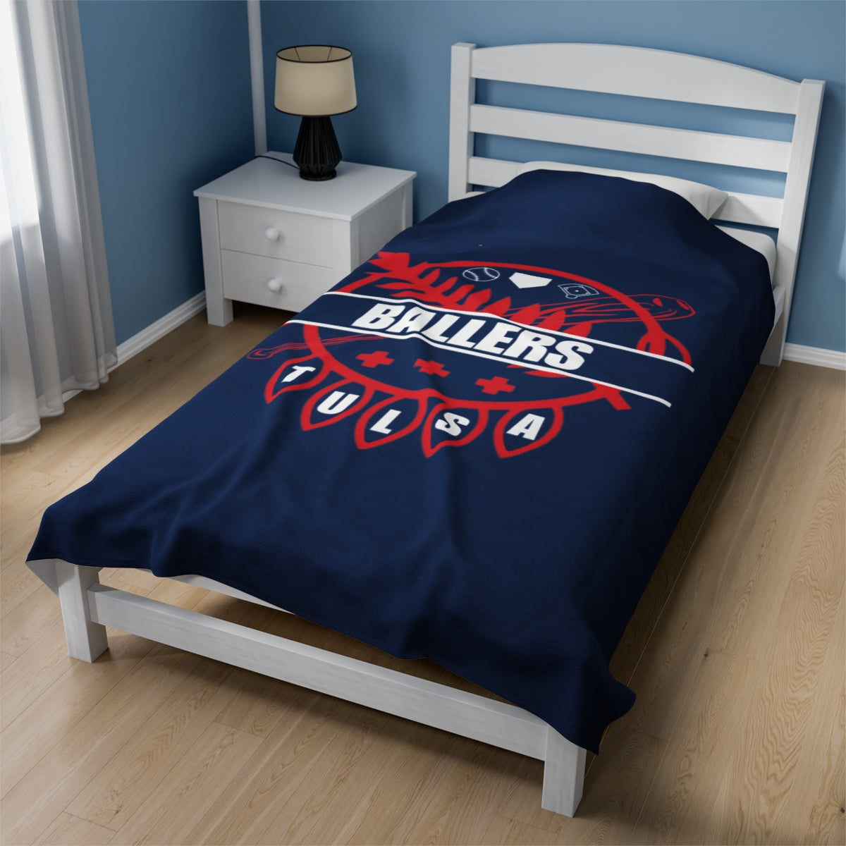 Ballers Logo Velveteen Plush Blanket