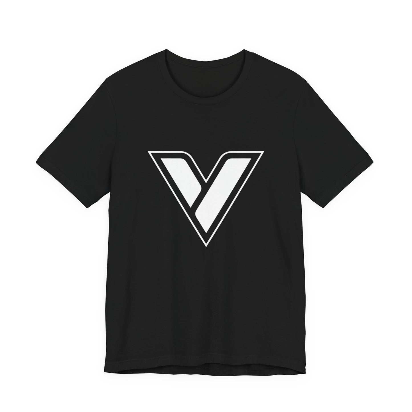 V Logo Cotton Short Sleeve Tee