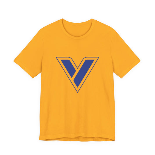 V Logo Cotton Short Sleeve Tee