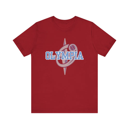 Olympia Overlay Logo Short or Long Sleeve Tee
