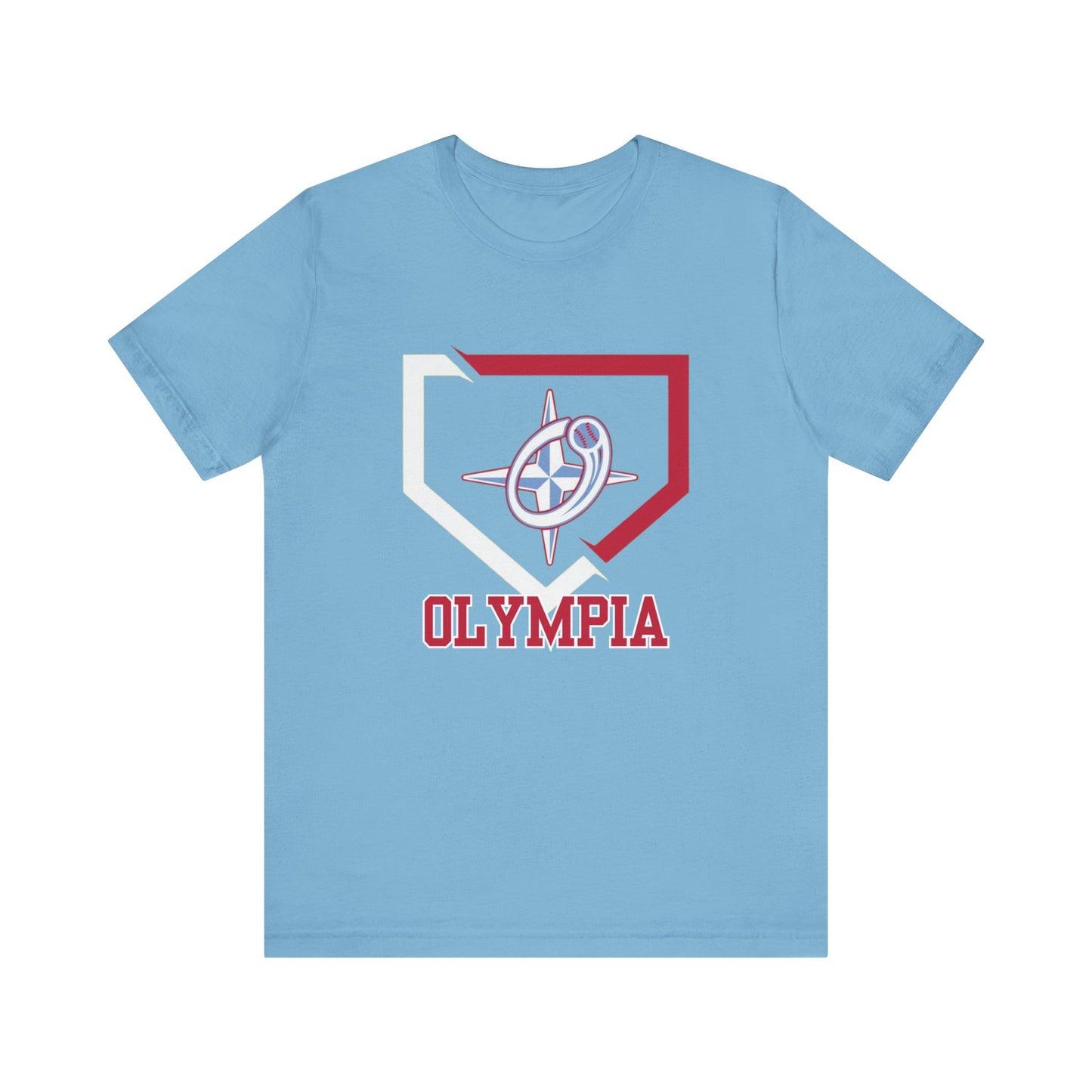 Olympia w/ Logo and Plate Short or Long Sleeve Tee