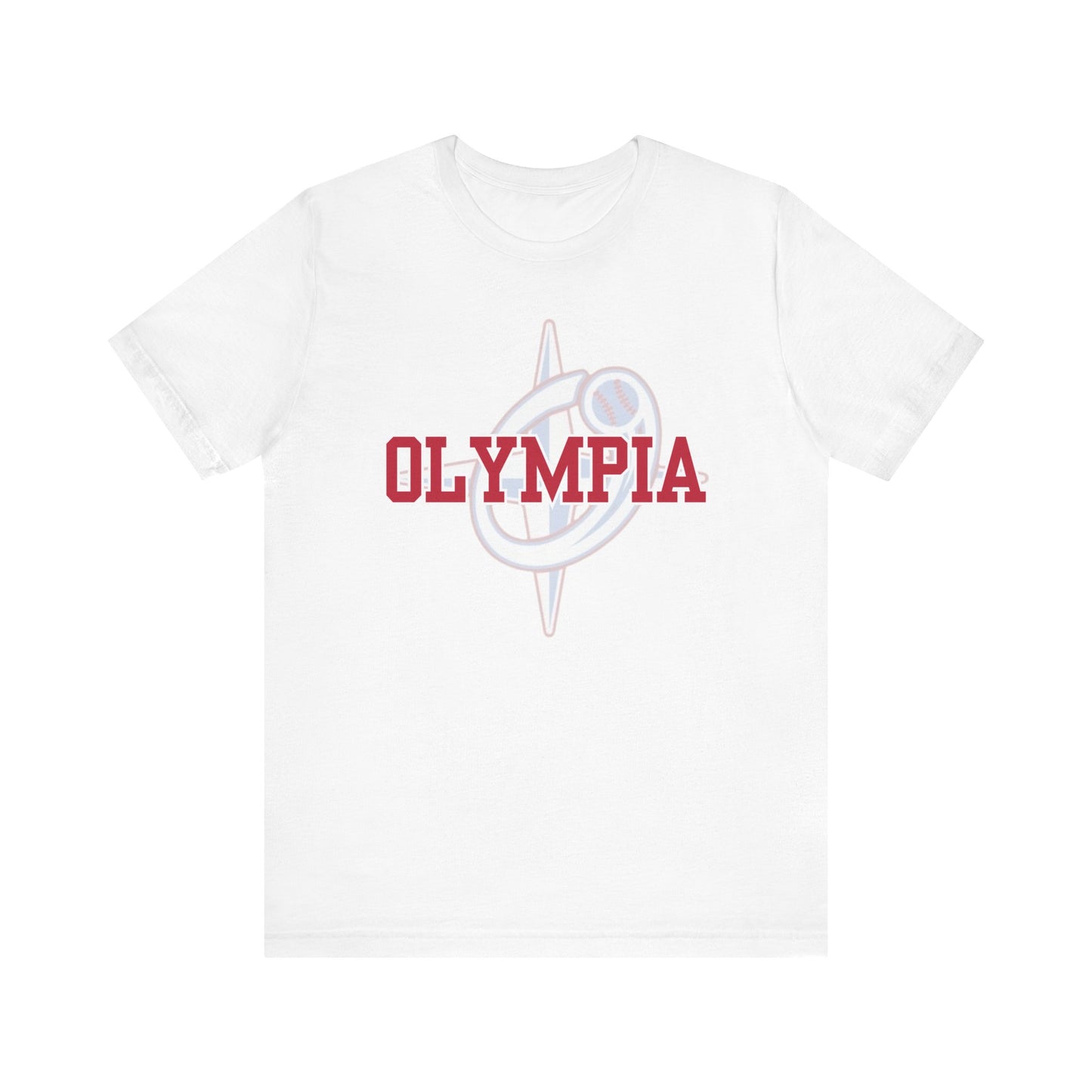 Olympia Overlay Logo Short or Long Sleeve Tee