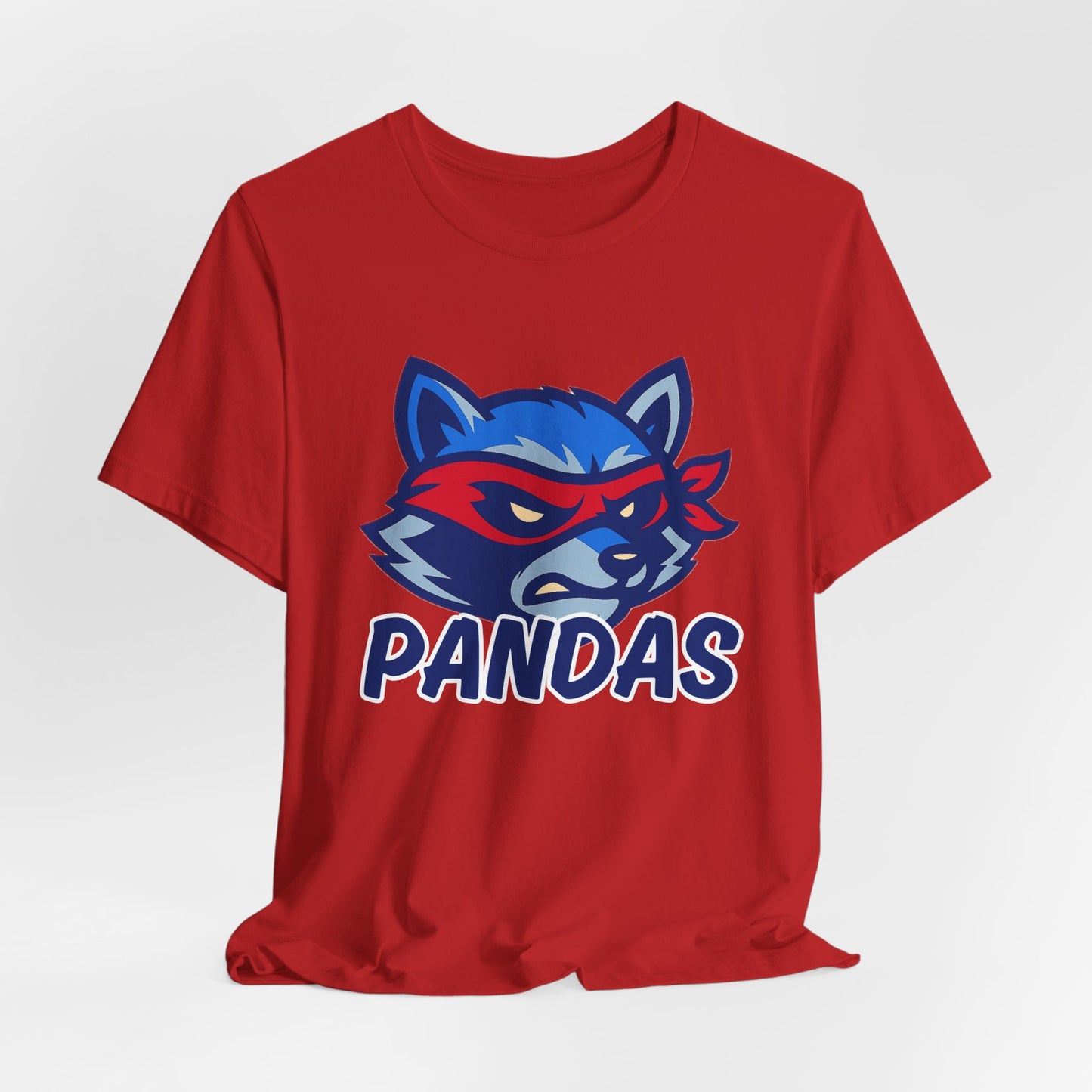 Pandas Cotton Short Sleeve Tee