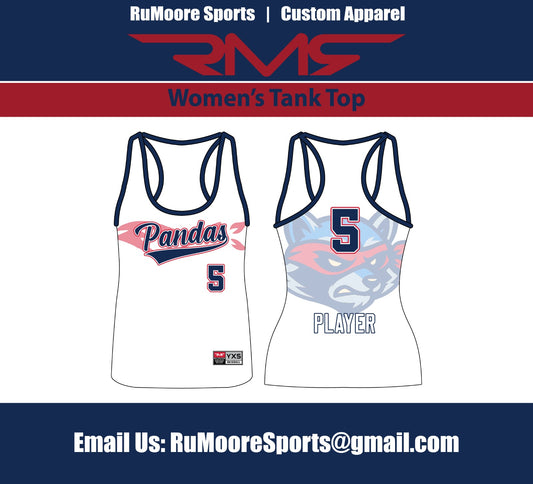 Pandas Sublimated Tank Top