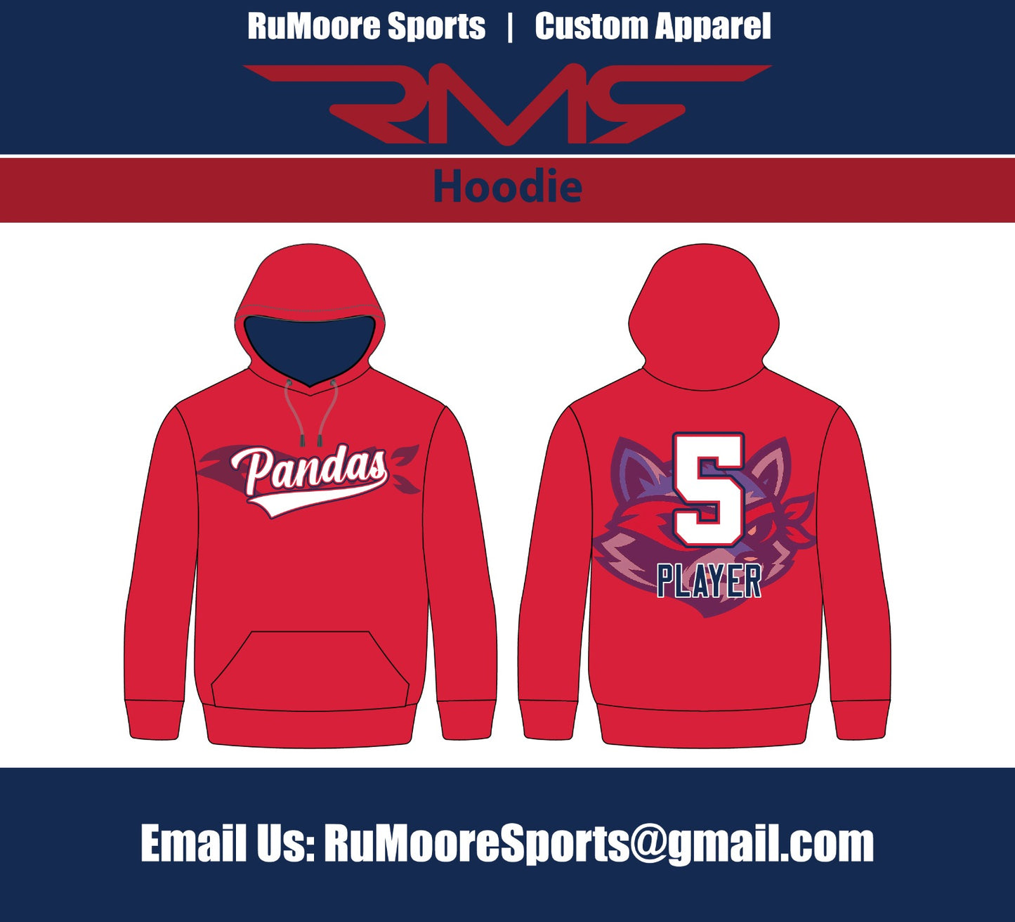 Pandas Poly-Fleece Hoodie